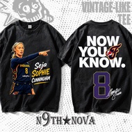 24H SHIP N9THNOVA T-shirt INDIANA 8 Seja SOPHIE CUNNINGHAM Digital 8 NOW YOU KNOW Signature