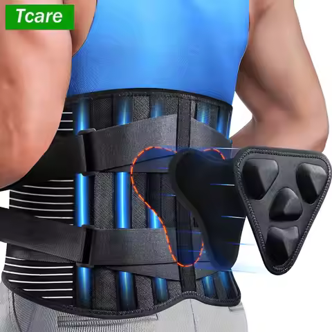 Back Brace for Lower Back Pain Relief, Breathable Waist Brace Adjustable Lumbar Support for Herniate