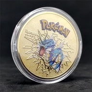 Đồng xu vàng Pokemon Gyarados kỹ niệm nhật bản rồng cá chép tặng kèm hộp bảo vệ 2030 7