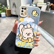 Case For Infinix Hot 9 Play 10 11 Cute Rabbit And Bear Mobile Phone