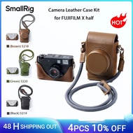 SmallRig X half Leather Case Kit for FUJIFILM X half with Full-Cover Carrying Bag, Half Leather Case