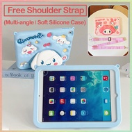 For Redmi Pad SE 4G 8.7 2024 Redmi Pad SE 8.7 Kids Silicone Case Retractable Foldable Stand Cover