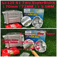 SWIPOH LC135 S1 TWO SUPER BLOCK SET 70MM+5.5MM/72MM +5.5MM