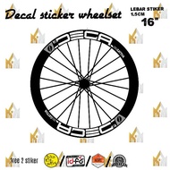 Rims 16 "/16 "+ Sticker Decals rims decaf Wheels folding bike folding bike