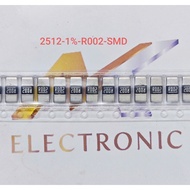 (Combo of 10) SMD resistor 2512 R002 - 0.002R 2W error 1%