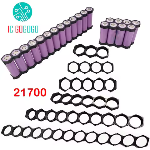 10pcs 21700 Lithium Battery Packs DIY Misalignment Fixed Bracket Assembly Holder Cells Pack Splicabl