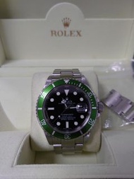 (遺物代售) Rolex 勞力士 16610LV 鋼 Submariner 潛水 綠圈黑面