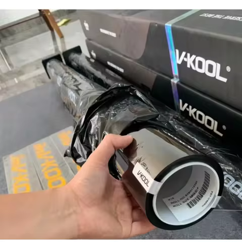 V-KOOL K35 K15 Auto Window Tint 99% UV Block High Heat Insulation 78% IR PET Material Solar Control