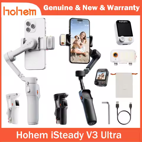 Hohem iSteady V3 Ultra Smartphone Gimbal AI Tracker Fill Light Detachable Control Screen Extension R
