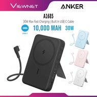 ANKER A1685 ZOLO MAGNETIC POWER BANK 10000MAH WIRELESS CHARGER WITH | 30W MAX FAST CHARGING - POWERB