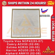 Air-Cond Cabin Filter for Toyota Vios NCP42,Camry ACV30,Estima ACR30,Alphard ANH10,Harrier ACU30 (Equal to 87139-47010)