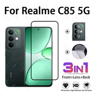 3 In 1 Realme C85 Tempered Glass Screen Protector Film Camera Lens For Realme C75 C75x C71 15T 14T N