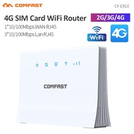 CF-ER10 4G SIM Card WiFi Router Portable Plug&amp;Play 2.4GHz 300Mbps Wireless Router Portable LTE Route