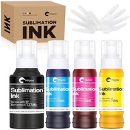 Hiipoo Sublimation Ink Refilled Bottles Compatible for ET2400 ET2720 ET2760 ET2750 ET4800 ET-2800 ET