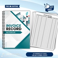 Invoice Record Notebook A5 | Billing, & Receipt Log Book for Business A5 Notebook