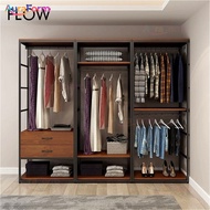 Open Wardrobe Combined Type Wardrobe Waterproof Large Capacity Wardrobe Cabinet Open Concept Wardrob