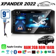 AO จอแอนดรอยด์ติดรถยนต์ XPANDER 2022 จอแอนดรอย 9 inch IPS/QLED แอนดรอยด์12 จอแอนดรอย GPS Wifi บลูทูธ EQ USB Youtube เครื่องเสียงรถยนต์จอติดรถยนต์ รองรับ IOS และ Android