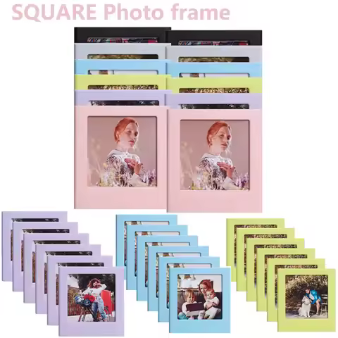 4 Inch Instax Square Frames 1/5Pcs For Fujifilm Instax SQUARE SQ1 SQ6 SQ20 SQ40 Square Printer Film 