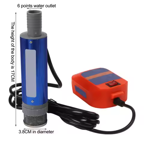 12V Lithium Battery Pump Cordless for Diesel Water Oil Transfer with 40 60L/min Flow Rate and Portab