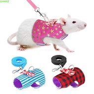 GHNRO Hamster Vest Cute Small Pet Ferret Pet Adjustable Chest Strap