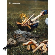 Outdoor Burning Flower Style Thousand Camping Fire Stove Station Grill Ultra-Light Wood Fire Folding