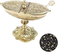 NKlaus Pontifical 40688 Incense Ships Yellow Gold Spoon 100 g Set of 3