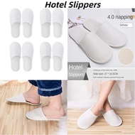 【2 STYLE】10pair White Disposable Hotel Slippers Hotel Comfortable Hospitality Footwears Indoor Travel Slippers Party Home Guest Use Disposable Slipper