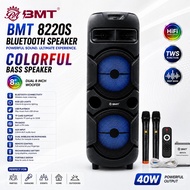 BMT-8220S Portable Bluetooth Speaker Wireless Stereo Bass Music Speaker USB TF Card FM Radio Recharg