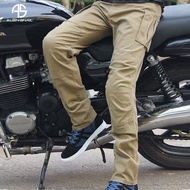 Alien Snail Four Seasons Windproof Cycling Pants Men Motorcycle Casual Jeans Summer Breathable Shock