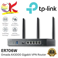 TP-LINK ER706W / ER706W-4G (4G+ CAT6 ) OMADA A3000 DUAL-BAND WI-FI GIGABIT VPN ROUTER WITH 6 GIGABIT