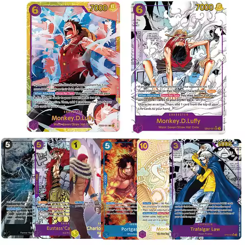 ONE PIECE Proxy Cards EB02 Luffy Ace Sanji Kuzan Zoro Law Captain Newgate Cavendish OP04/10 English 