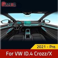 Car Interior Coverage Sticker For VW Volkswagen ID.4 ID4 CROZZ GTX X PRO Trim Bright Repair Membrane