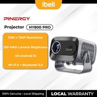 PINERGY HY800 PRO Projector Android 13 HD Display High Brightness Smart Projector