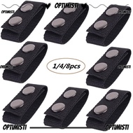 OPTIMISTI8E 1/4/8Pcs Belt Buckle  Portable Double Snaps Heavy Duty