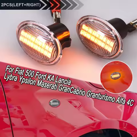 2X OEM side marker lamp turn signal light for FIAT 4S 63 3P NUOVA 500 ABARTH Ford KA DESDE Lancia YP