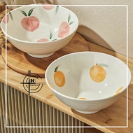 =IG=Pastoral style Ins style Ceramic Bowl Fruit Ceramic Bowl IGSTORY Salad Bowl Ramen Bowl