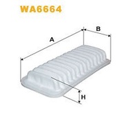 WIX Air Filter Daihatsu Sirion 1KR-FE Toyota Yaris 1.0 Foreign Car (WA6664)17801-23030 Car Air Filte