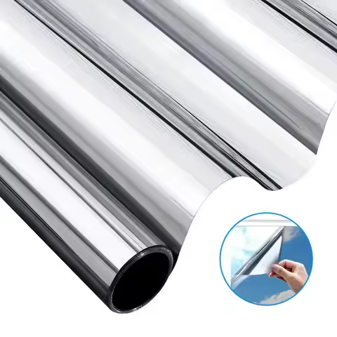 2/3/5M One Way Mirror Window Film Vinyl Self-adhesive Reflective Solar Film Privacy Window Tint for 