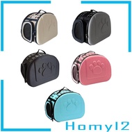 [HOMYL2] Foldable Cat Carrier Pet Bag Cat Carrying Case for Camping Travel Small Cats