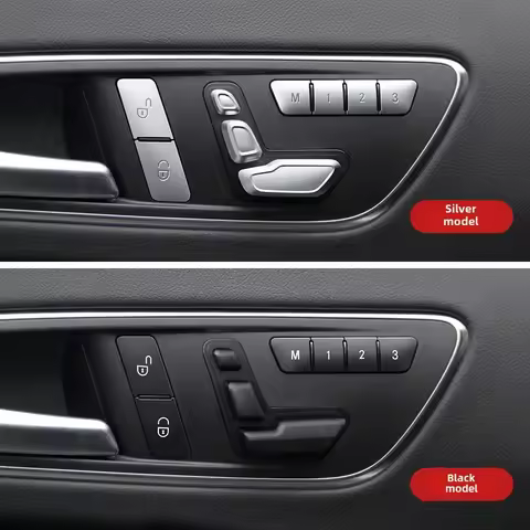Car Window Lift Button Cover Sticker Switch Panel Styling for Mercedes Benz A B C Class W204 W212 GL