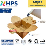 Food Pail Chocolate KRAFT Box Folding Paper Rice Box Food Grade Laminate Cheap