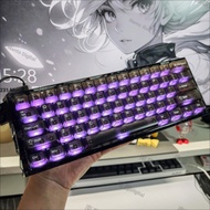 Game Keycap Gaming Keycap Keycap Mix 87 Black Fog Transparent Keycap Large Full Set Light Transmissi
