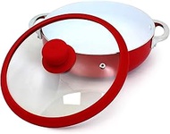 IMUSA USA 6.9Qt Caldero Dutch Oven, 6.9 Quart, Red