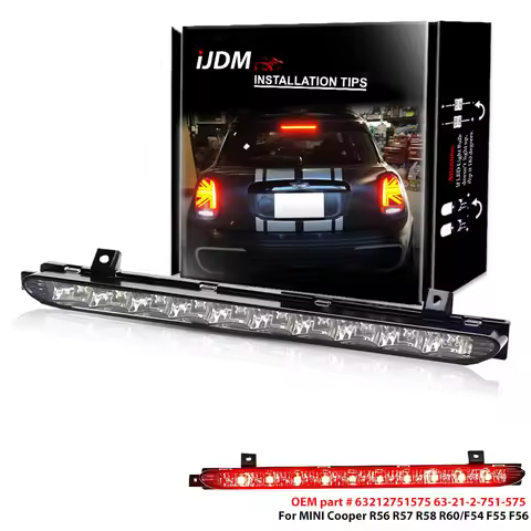 iJDM Red LED For MINI Cooper R56 R57 R58 R60 3rd Brake Lamp For 2014/15-up MINI Cooper F54 F55 F56 H