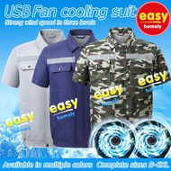 Fan Air-Conditioning Clothing Fan Jacket Sunscreen And Cooling Outdoor Work Clothes Vest vest with f