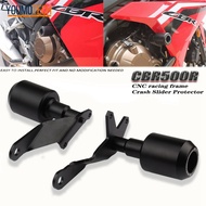 ใหม่สีดำสำหรับ HONDA CBR500R CBR 500R 2017-2022 CB500 X CB500F CB400X CB400F CB 500X รถจักรยานยนต์ Falling กรอบป้องกัน Slider Fairing Guard Crash Pad Protector