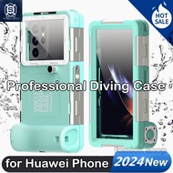 [SHELLBOX] 2024 New Professional Underwater 15M Diving Waterproof Phone Case for Huawei Mate 60 50 RS 40 Pro+ 50E 40E P60 P50 P40 P30 P20 Lite