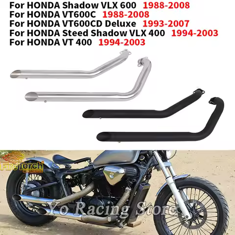 For HONDA Shadow VLX 600 VT600C 1988 - 2008 VT600CD Deluxe Steed Shadow VLX 400 VT 400 Motorcycle Du