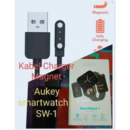 AUKEY SW-1 SMART WATCH KABEL CHARGER AUKEY SMARTWATCH 1 AUKEY SW1 AUKEY LS02 MAGNETIC 2 PIN