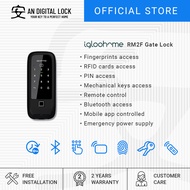 Igloohome RM2F Fingerprint Digital Gate Lock | AN Digital Lock